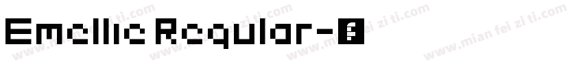 Emellie Regular字体转换